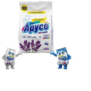 Imagem de Sabão em pò lava roupas 4 kg Apyce Roupas Perfumadas NATUREZA - Ápyce