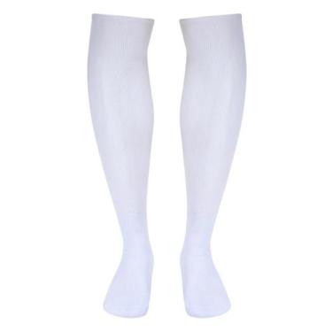 Imagem de Meiao Topper Dominator Infantil, Juvenil e Adulto , Branco, ADULTO 39-