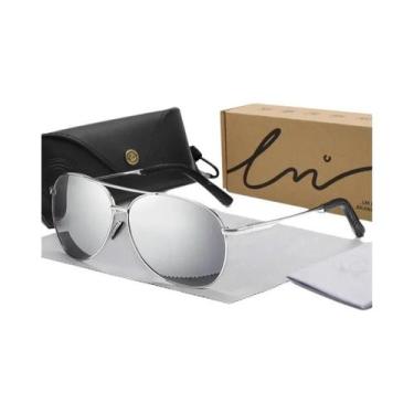 Imagem de Óculos De Sol Polarizados UV400 Anti-reflexo Para Pilotagem Segura E P