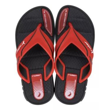 Imagem de Chinelo Rider Sprint De Dedo Infantil Menino Preto Vermelho 341049, 31