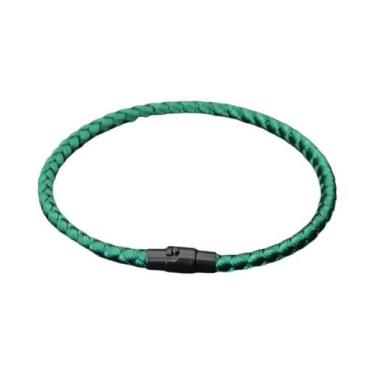 Imagem de Pulseira Masculina De Corda Com Fivela Magnética De Segurança Dupla, E