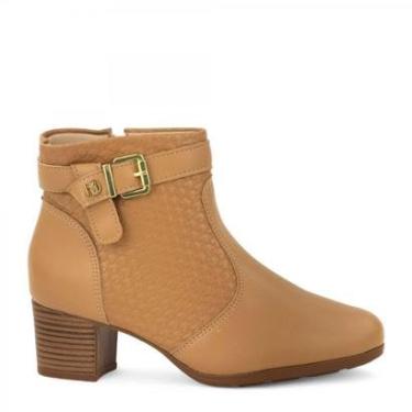 Imagem de Bota Curta Salto Bloco Baixo Modare Feminino-Feminino