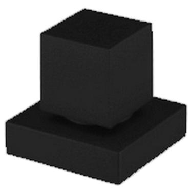 Imagem de Acabamento de Registro para 1416/1510 1/2 a 1" Medio Padrão Deca Cromado - 3393 C65 Talence Preto