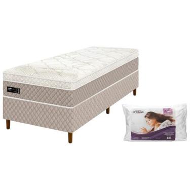 Imagem de Cama Box (Box + Colchão) Solteiro Umaflex de Molas - Ensacadas 56cm Ve