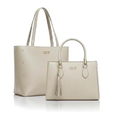 Imagem de Kit Bolsa Feminina Sacola De Ombro Transversal De Mão - LHF Ecommerce,