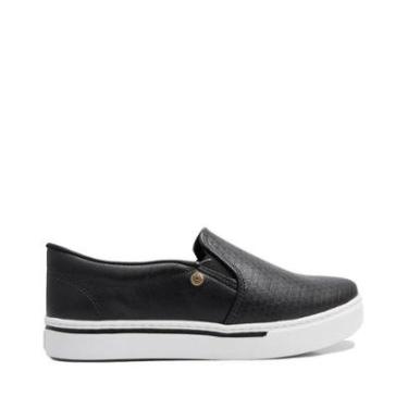 Imagem de Tenis Via Marte Preto Slip On-Feminino