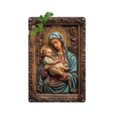 Imagem de Placa Decorativa De Metal Vintage Engraçada 'Mentally Unstable Underme