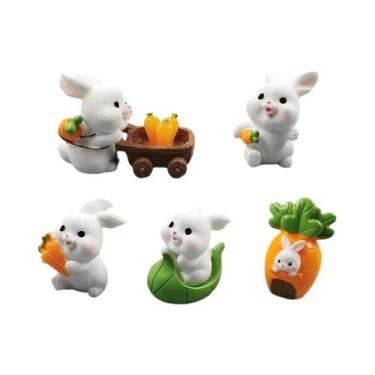 Imagem de Figurinha De Coelho Kawaii Para Natal E Páscoa, Acessórios De Decoraçã