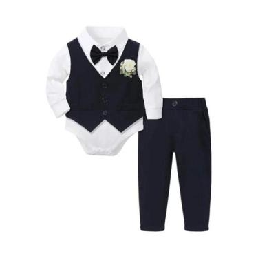 Imagem de Conjunto De Roupa Para Batizado De Menino, Traje Formal Para Páscoa, I
