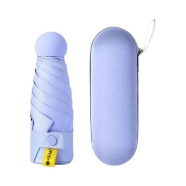 Imagem de Guarda-chuva Compacto De Bolso Com Proteção UV - Leve E Ideal Para Via