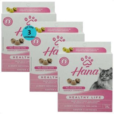 Imagem de Snack hana healthy life pill guard disfarça comprimidos 25g para gatos