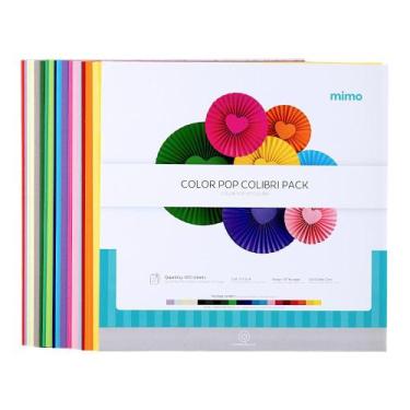 Imagem de Papel Color Pop Kit Colibri Mimo - 30,5 x 30,5 cm - 180 gr - 100 unds