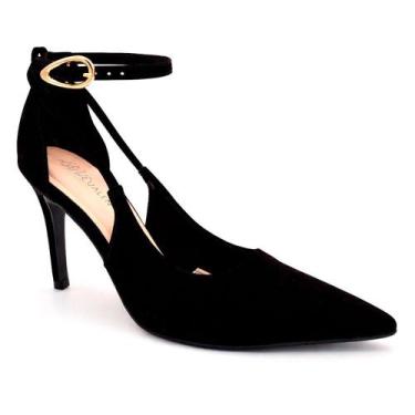 Imagem de Scarpin de Salto Alto Feminino Cazzualen T9430-293, Preto, 36