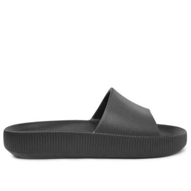 Imagem de Chinelo usaflex nuvem poofy feminino ag0501f -, Preto, 37