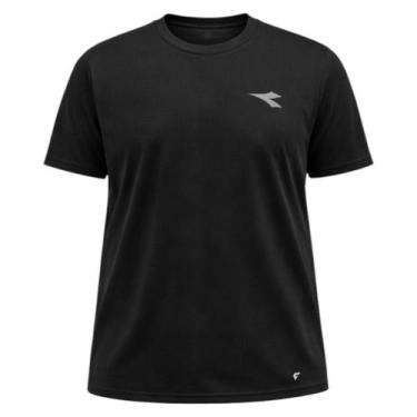 Imagem de Camiseta Plus Size Diadora Icon Masculina, Preto, G2