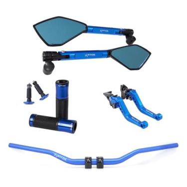 Imagem de Manete Manopla Peso Retrovisor Guidão Xt 660r Dt 200 Xt 225 - Stark Ra