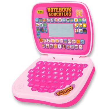 Imagem de Laptop Notebook Infantil Educativo Menino Menina Estudo Bilingue Inglê