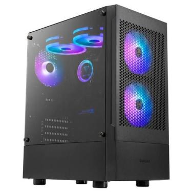 Imagem de Gabinete Gamer Gamdias Talos E3 Mesh 3 Fans ARGB 120mm MidTower S/Font