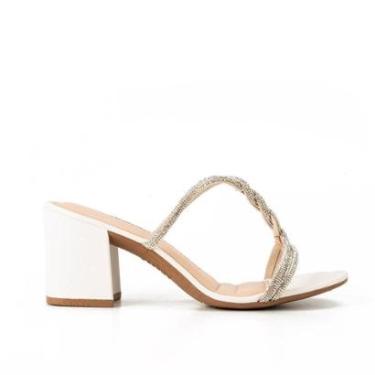 Imagem de Tamanco Dakota de Salto Bloco Com Brilhos Y6532-Feminino