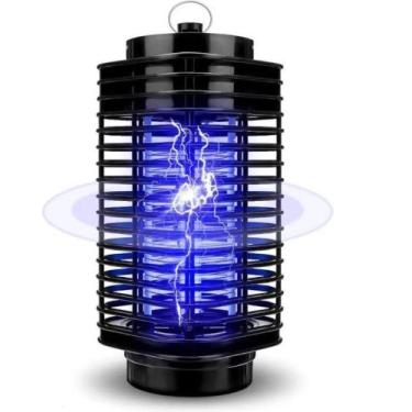 Imagem de Mata Mosquito Elétrico Lâmpada UV Choque Pernilongo Mosca Armadilha Bi