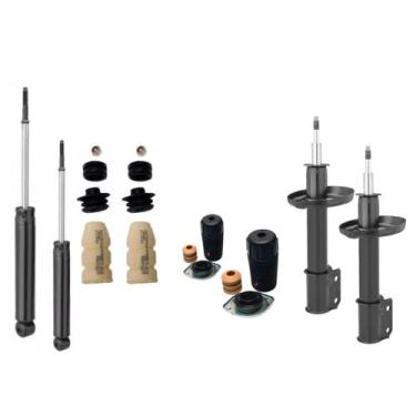 Imagem de 4 Amortecedor Orig Nakata Tras+Diant+Kit Batente Corsa 2000 2001