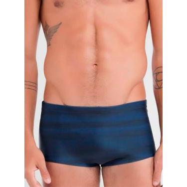Imagem de Sunga Mash 303.74 Masculina Estampada FPS 50 Poliéster T. P/GG, M, Az0