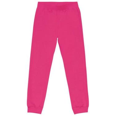 Imagem de Calça de Moletom Infantil Menina Brandili, Pink, 6
