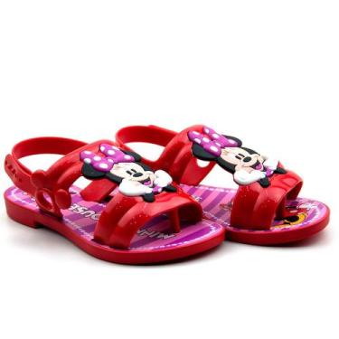 Imagem de Sandalia grendene minnie show / 22167 - Grendene Kids, 29, Vermelho