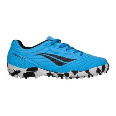 Imagem de Chuteira Infantil Society Menino Penalty Matis, Azul, 31
