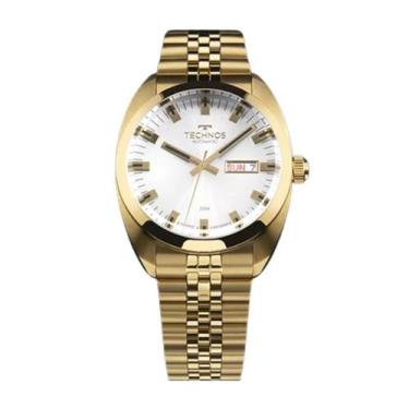 Imagem de Relógio Masculino Technos Automático Dourado 50M 8205ON/1K