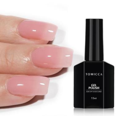 Imagem de Verniz em Gel TOMICCA - Rosa Claro, Rosa Nude e Transparente - Soak Of