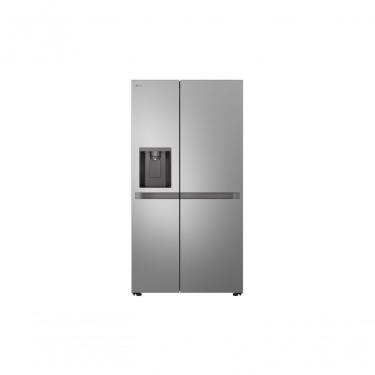 Imagem de Geladeira LG Side By Side Frost Free Inverter 638L com Dispenser de Água e Gelo GC-L267KLQX Inox Bivolt
