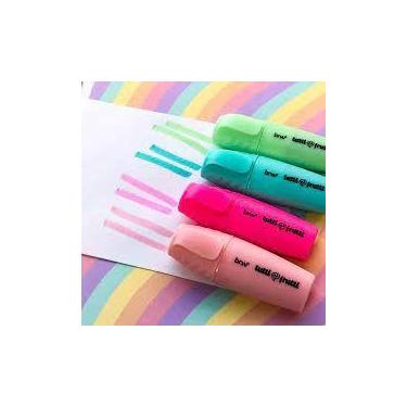 Imagem de Mini Marca Texto Tutti Frutti com Cheiro - 4 Cores BRW