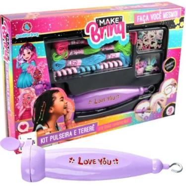 Imagem de Kit Beleza Infantil - Kit Pulseira e Tererê Make Brinq MK54 - Polibrin