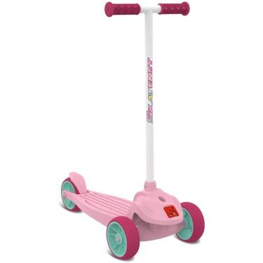 Imagem de Patinete Meu 1o Skatenet Rs com Guidão Fixo Freio Traseiro e Rodas Largas Até 50kg