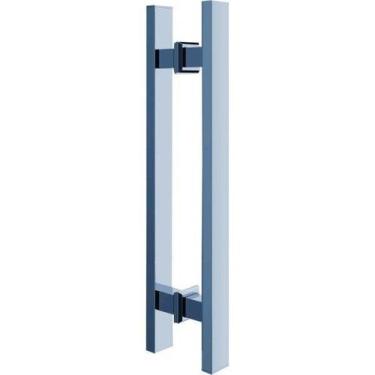 Imagem de Puxador Duplo para Porta 1000mm Inox Polido Premium PR4140 Ducon Metai