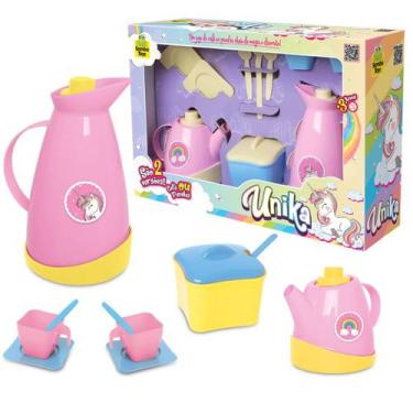 Imagem de Cozinha Infantil Jogo De Café Unicórnio Unika - Samba Toys