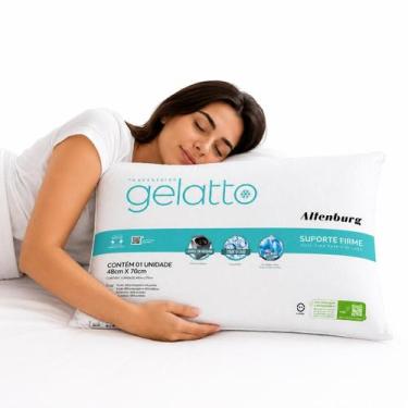 Imagem de Travesseiro Altenburg Gelatto - Alta Tecnologia - Toque Gelado - Confo