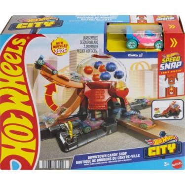Imagem de Hot Wheels City Pista Loja de Doces da Cidade Mattel - JBM62