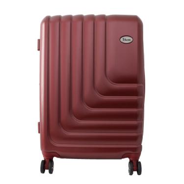 Imagem de Mala de Viagem Grande em Abs Expansivel com Cadeado Tsa e Rodas Duplas 360 Ziper IKA Flex Vermelho IKA