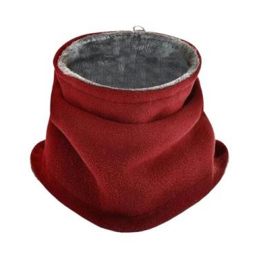 Imagem de Gola De Fleece Unissex Para Esportes De Inverno, Cachecol Protetor Con