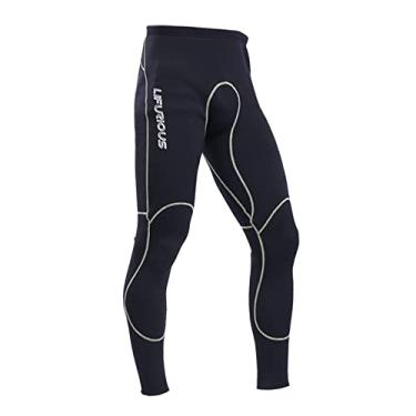 Imagem de shamjina Wetsuit Calças Homens Nadados Seqüestra 2mm Neoprene para Homens em água Leggings Snorkel Surfando Ao Ar Livre Uv Molhado, Preto, eu