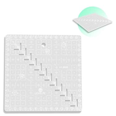 Imagem de Régua Caixinha De Leite Patchwork 15X15cm Acrílico 2 em 1