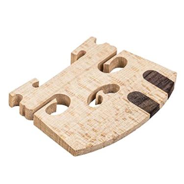 Imagem de Ponte de Violino de Madeira com Incrustações de E a para Acessórios de Violino 4/4