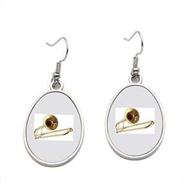 Imagem de Brinco de trombone – Brincos pendentes para meninas – Presente de festa de aniversário dos namorados