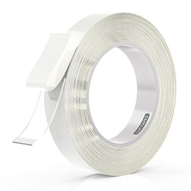 Imagem de LLPT Fita dupla face Mini Fita de montagem acrílica transparente, Clear, 3/4" x 120 Inch