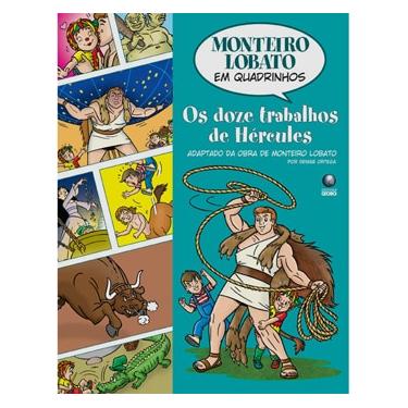 Imagem de Livro - Monteiro Lobato em Quadrinhos - Os Doze Trabalhos de Hércules - Denise Ortega