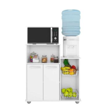 Imagem de Armário Multiuso 2 Portas Fruteira Sollys Branco