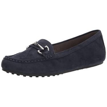 Imagem de Aerosoles Mocassim feminino Day Drive, Camurça sintética azul-marinho, 38