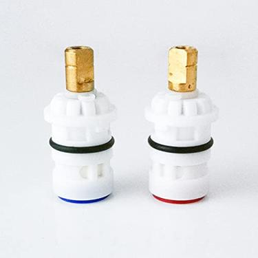 Imagem de Cartucho de torneira misturadora de substituição de cartucho de disco de cerâmica, torneira interna quente e fria, válvula de pia de banheiro para torneira de cozinha de banheiro